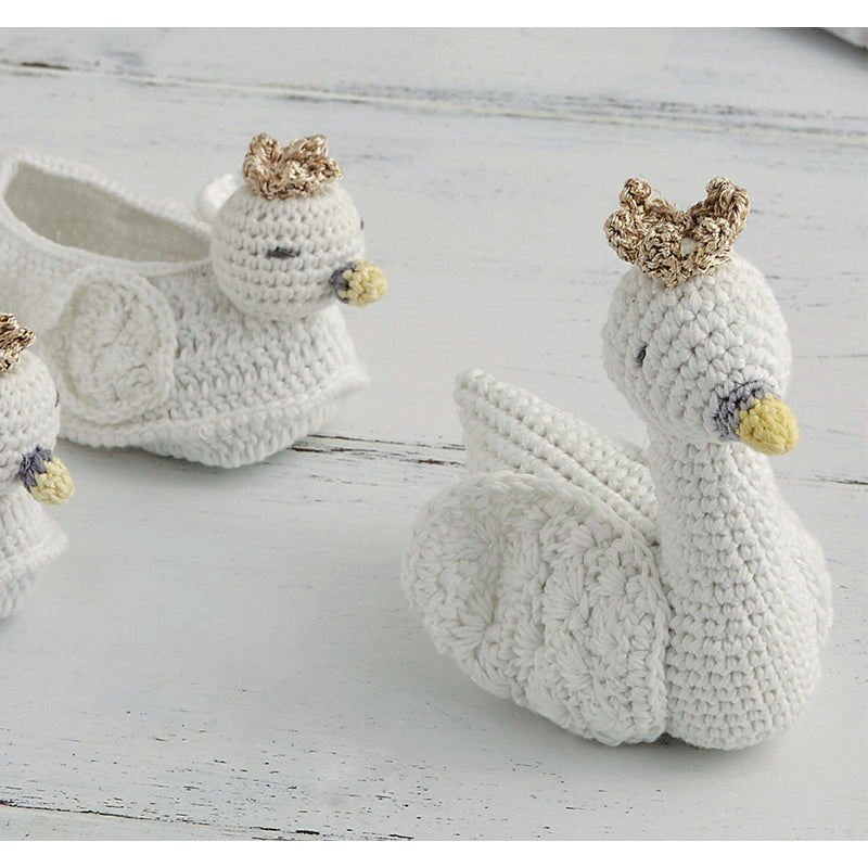 Crochet Swan Rattle