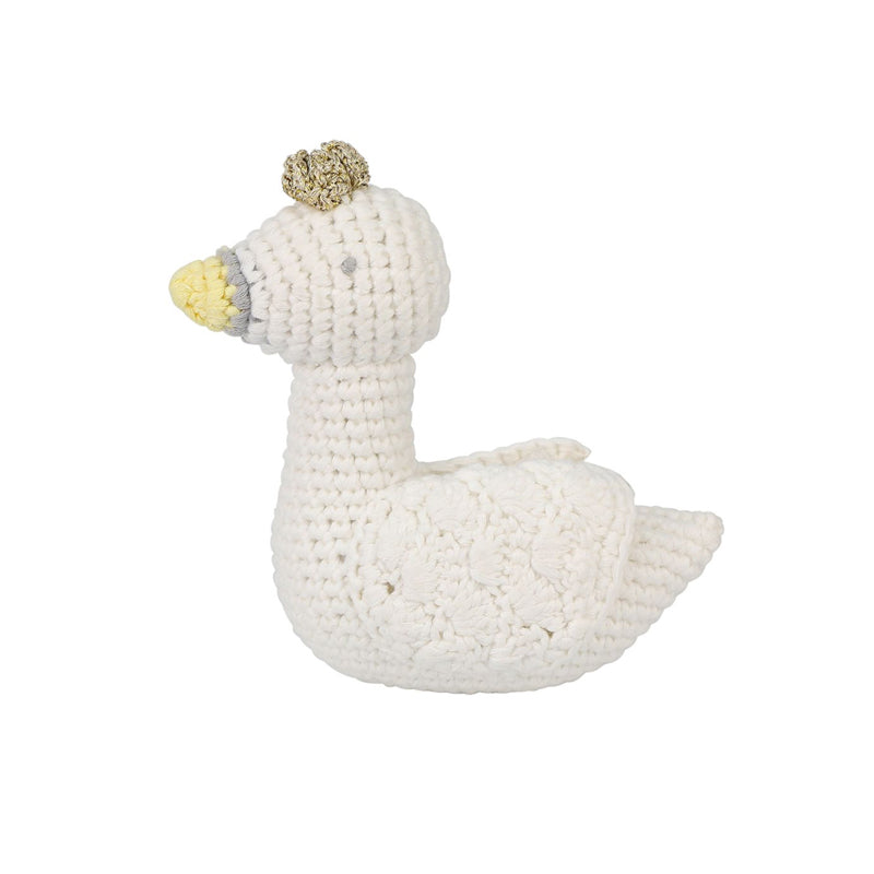 Crochet Swan Rattle