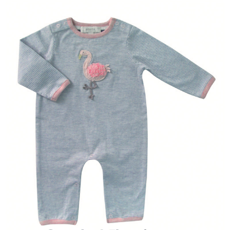 Crochet Flamingo Babygrow