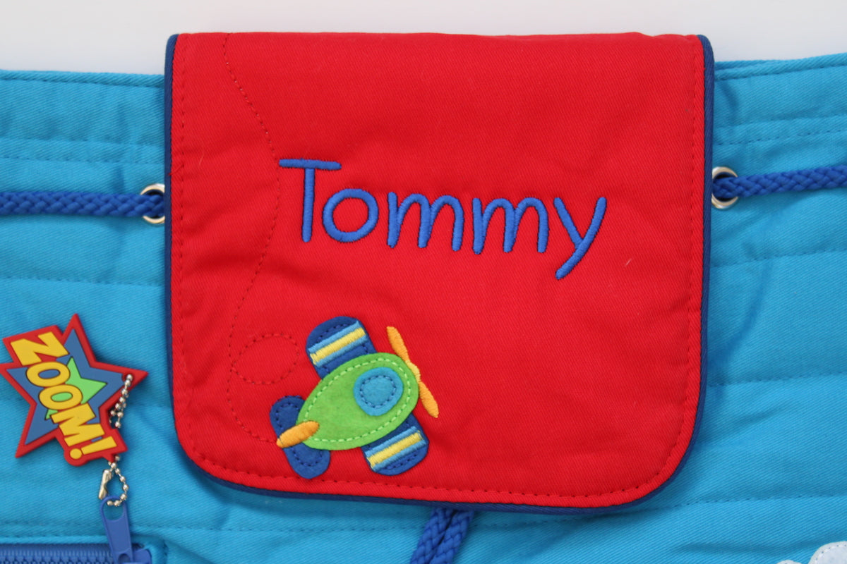 Stephen Joseph Aeroplane Quilted Backpack