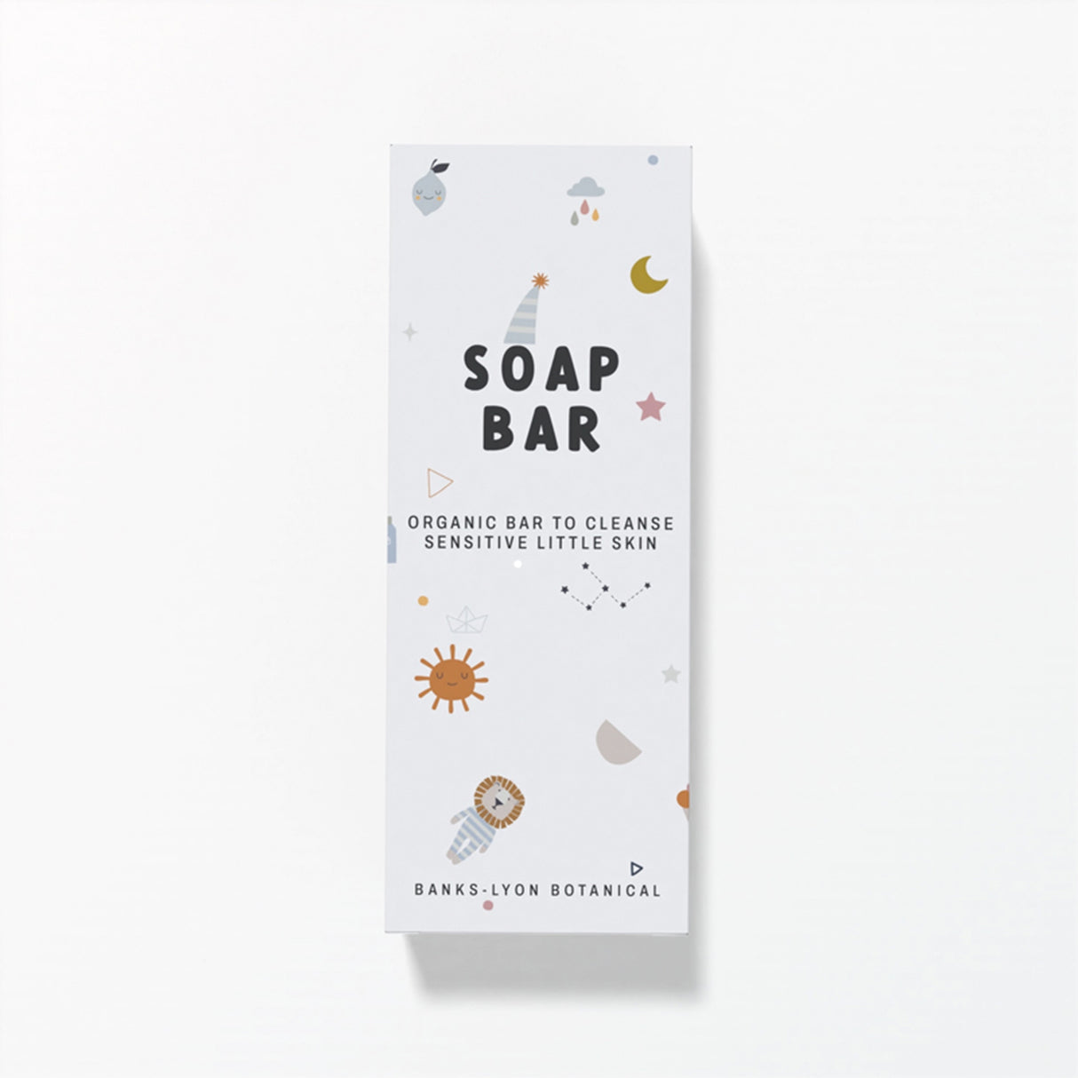 Vegan organic natural baby soap in a box