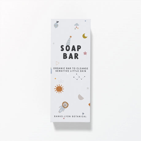 Vegan organic natural baby soap in a box