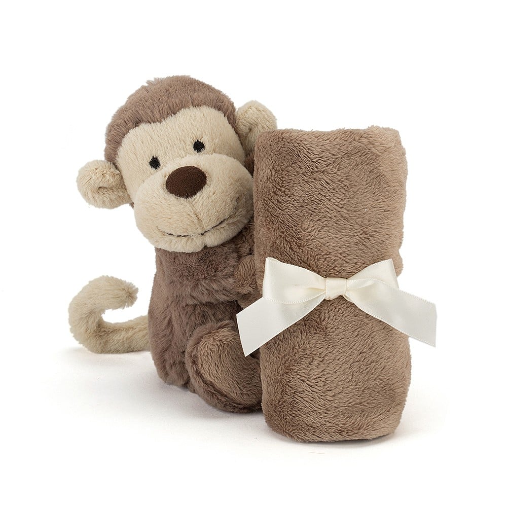Bashful Monkey Soother - personalised