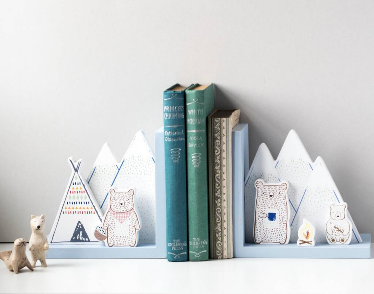 Bear Camp Bookends