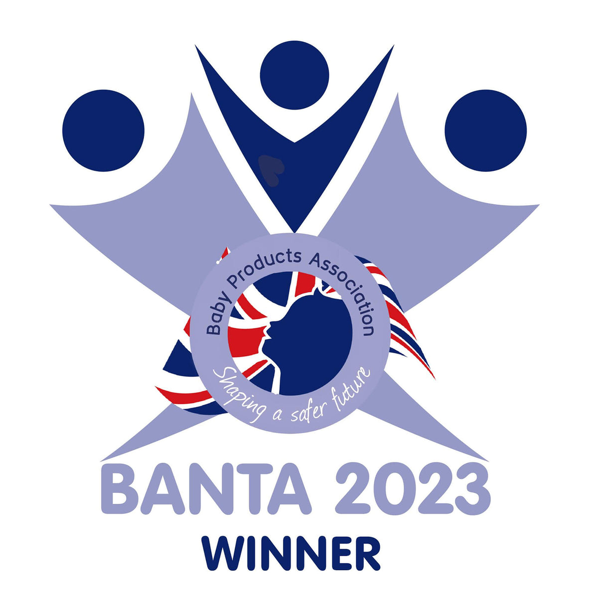 BANTA 2023 Winner logo with star design and text on a white background