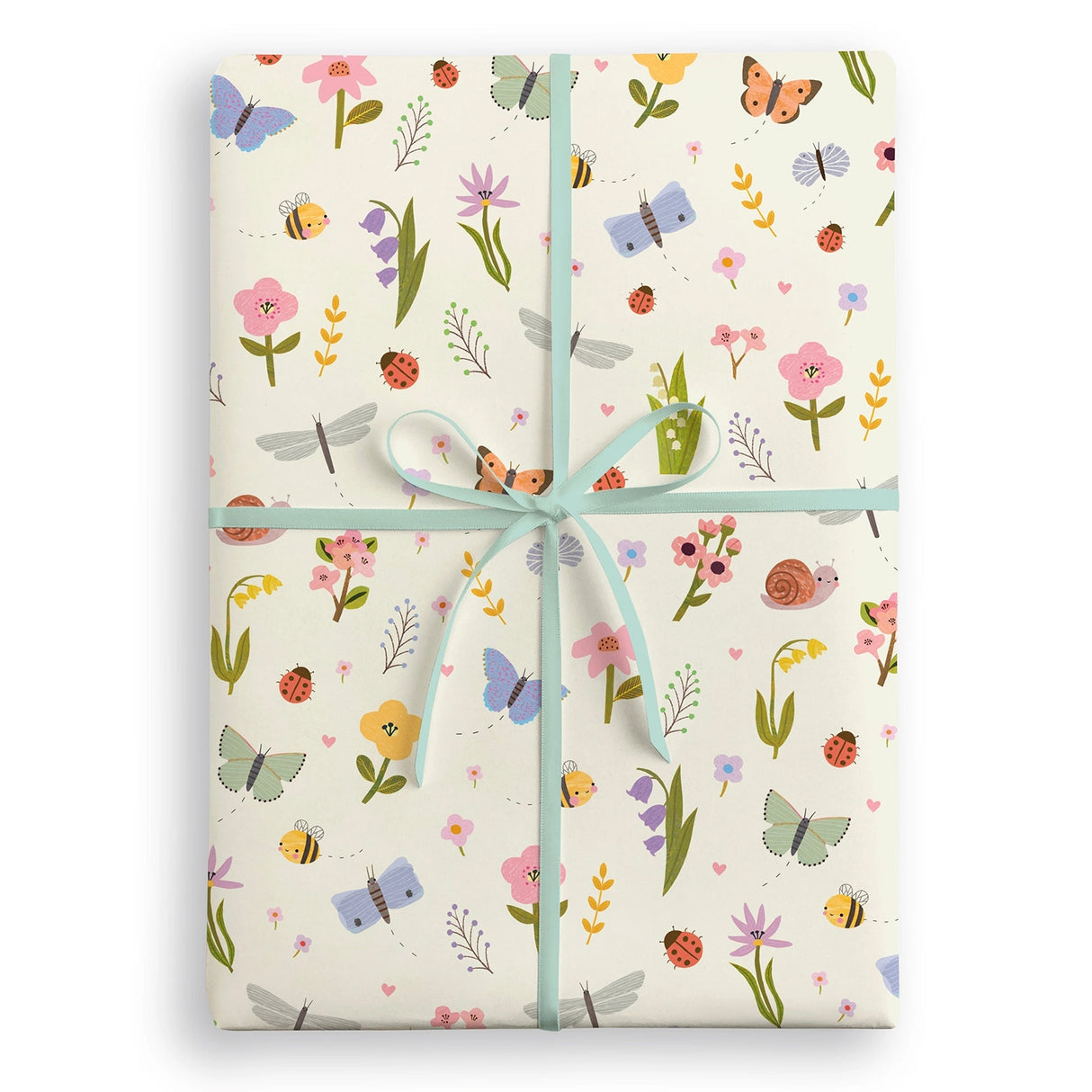 Butterflies and Flowers Gift Wrap Sheet
