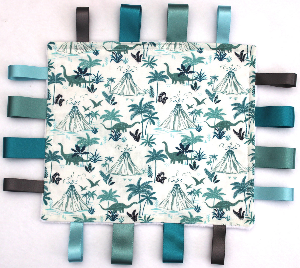 Dinosaur Volcano Taggy Comforter - Personalised