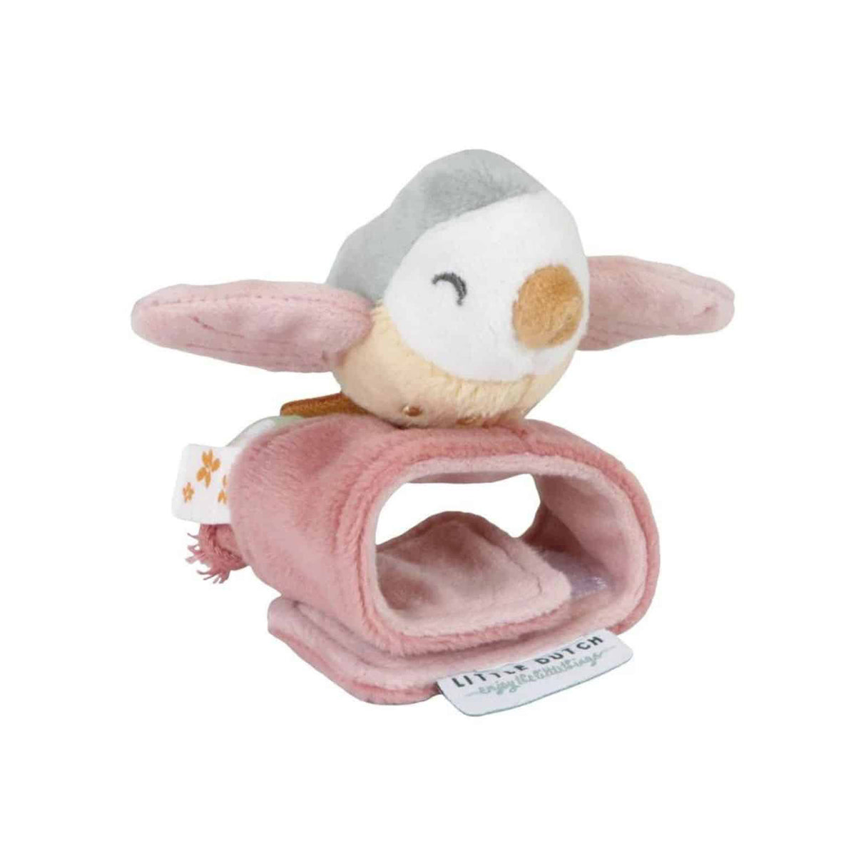 Flowers and Butterflies Wrist Rattle