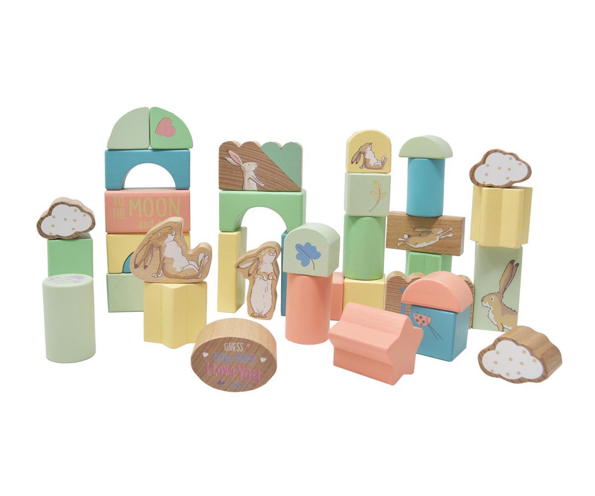 Guess How Much I love You Wooden Building Blocks