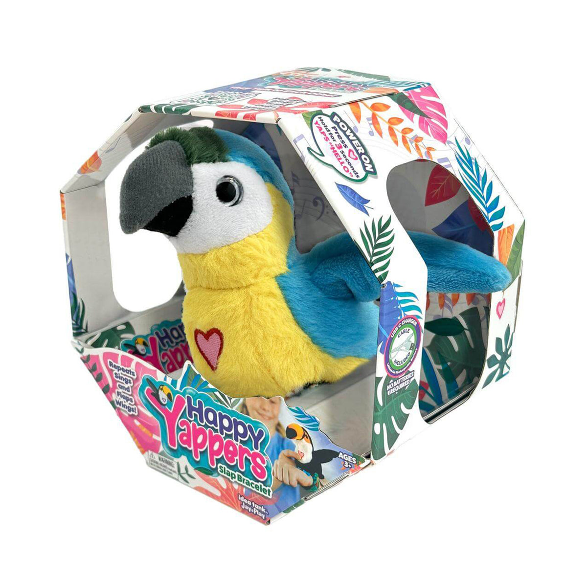 Happy Yappers Blue Parrot