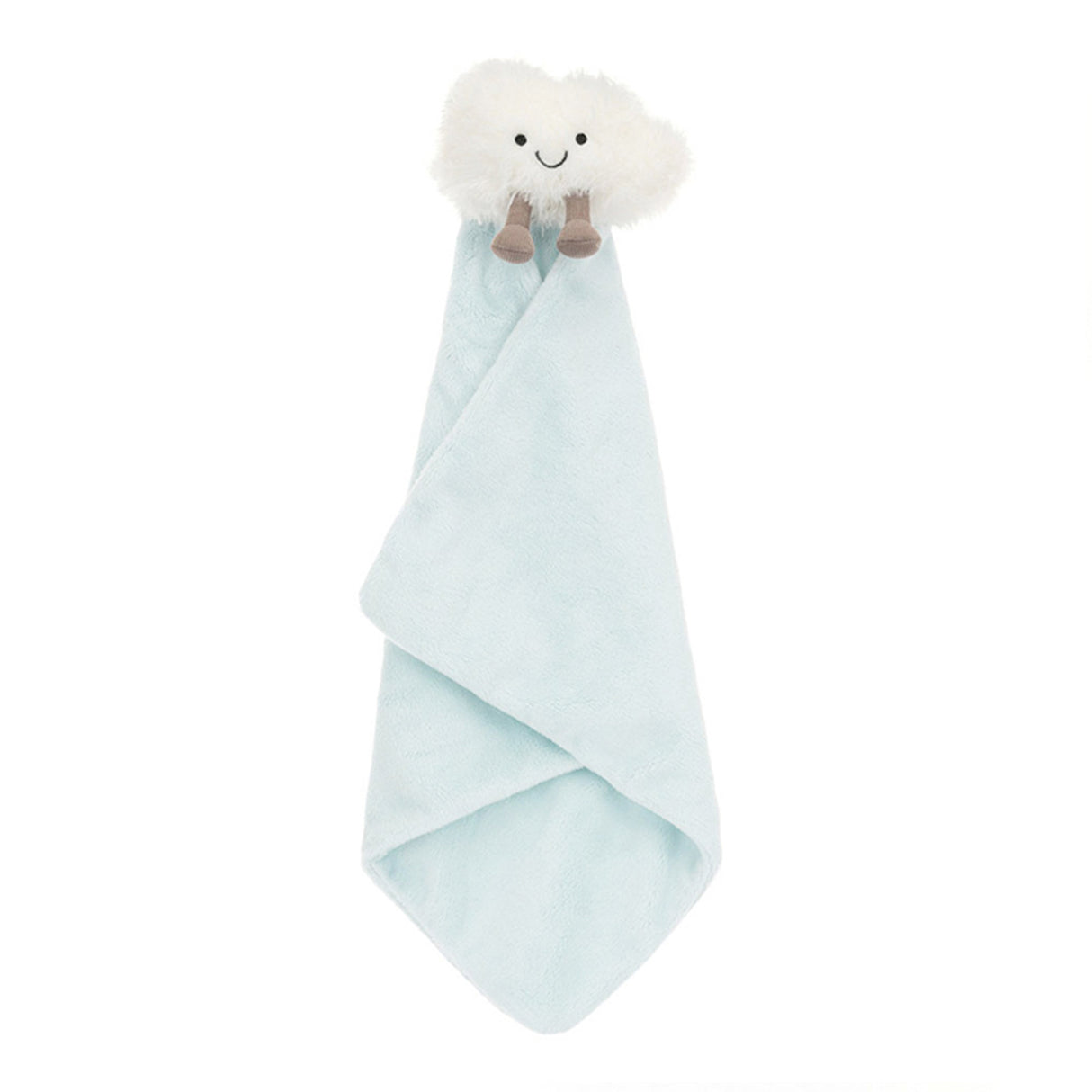 Jellycat Baby comfort blanket with cloud-shaped plush toy on a white background