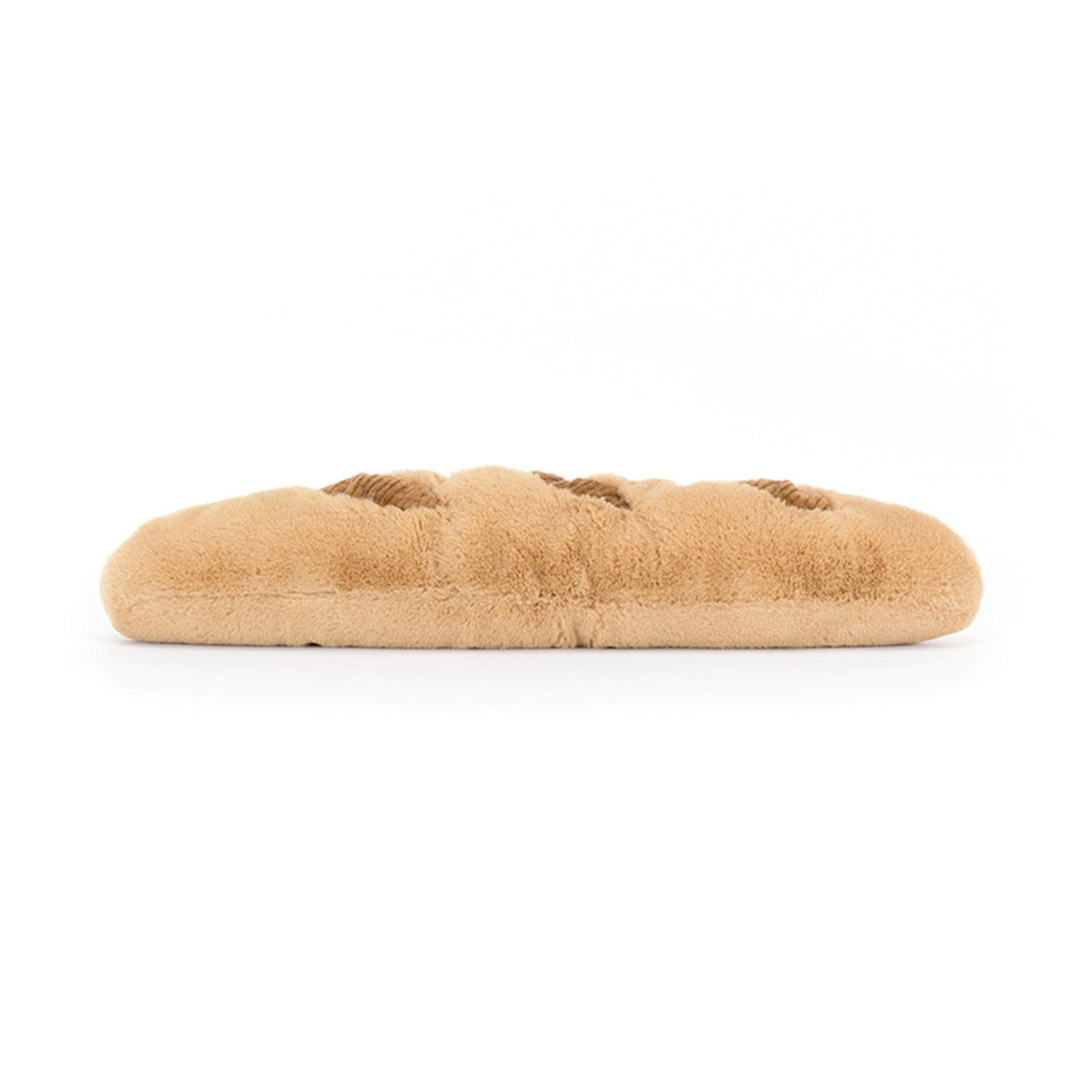Jellycat Plush baguette toy on a white background