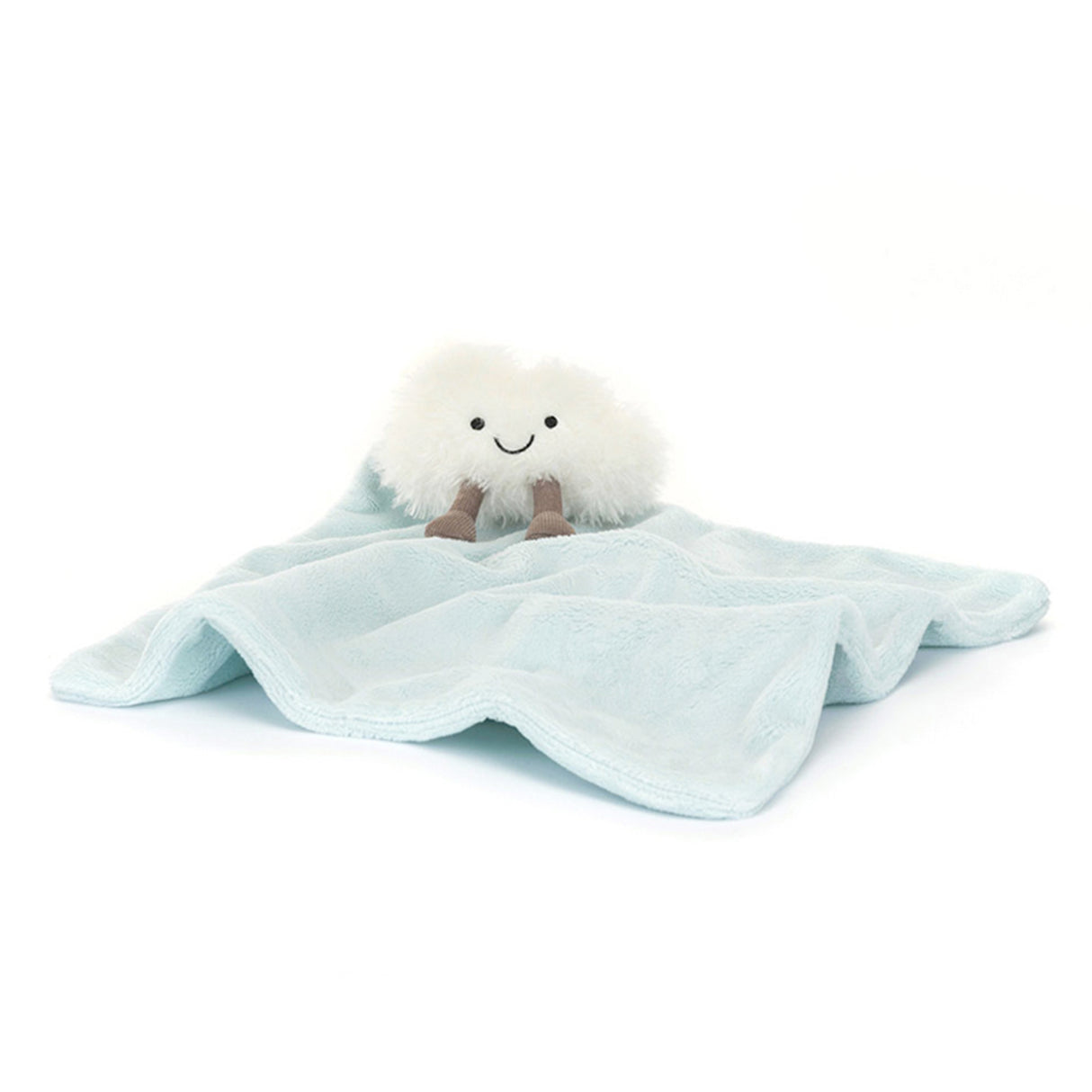Jellycat Baby comfort blanket with cloud-shaped plush toy on a white background