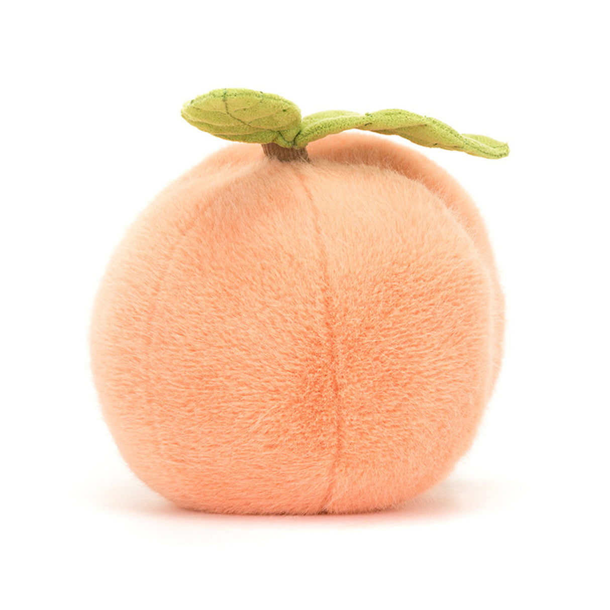 Jellycat amuseable Plush toy peach on a white background