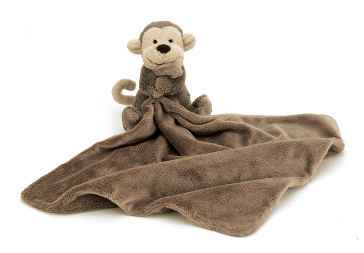 Bashful Monkey Soother - personalised