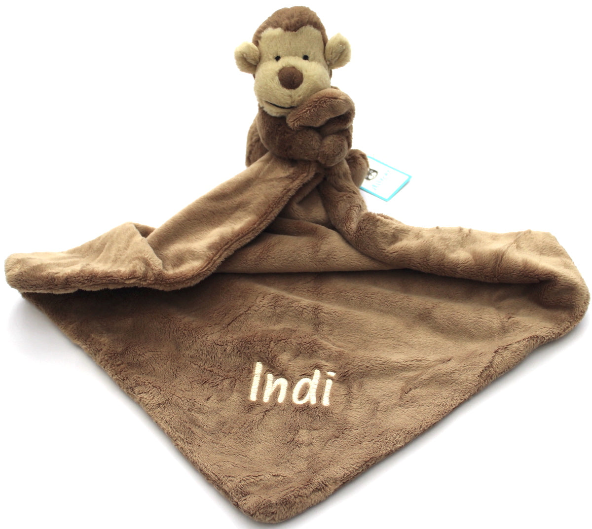 Bashful Monkey Soother - personalised