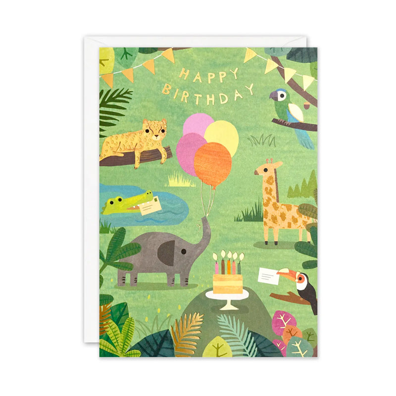 Jungle Birthday Card