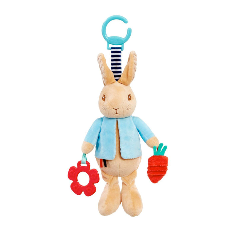 Plush Peter Rabbit baby toy with Attachment baby teether and carrot