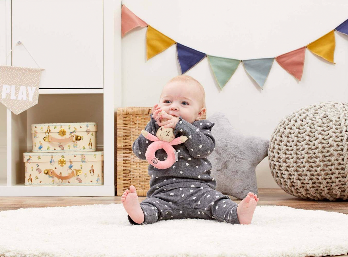 Flopsy Bunny Plush Ring Rattle