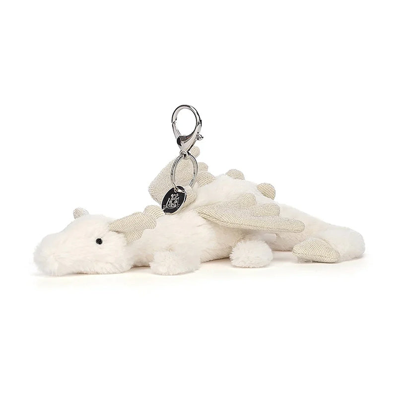 Snow Dragon Bag Charm