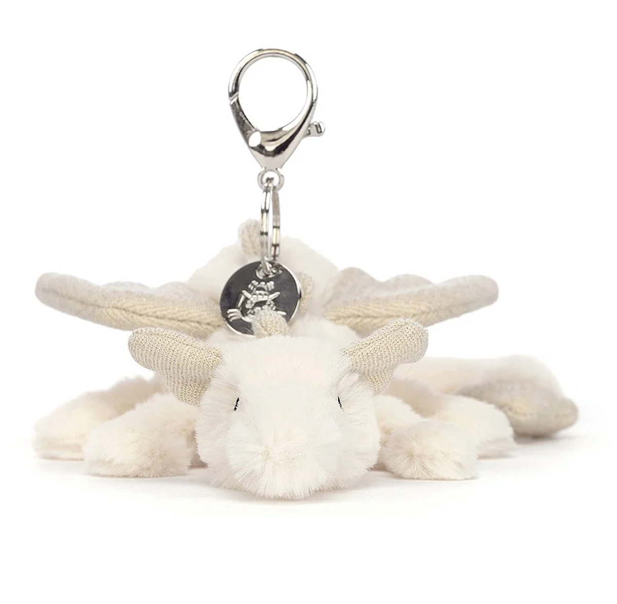 Snow Dragon Bag Charm