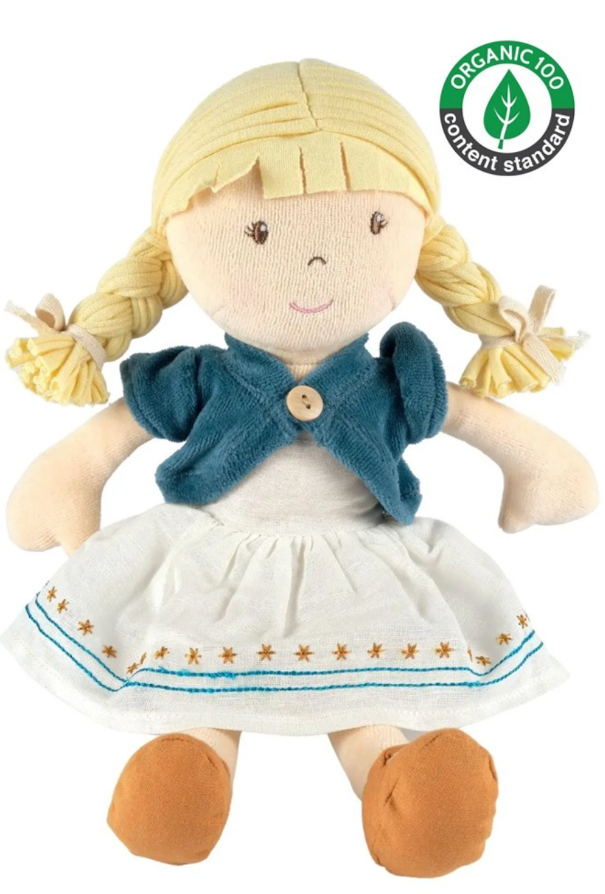 Organic Rag Doll Lily - Personalised