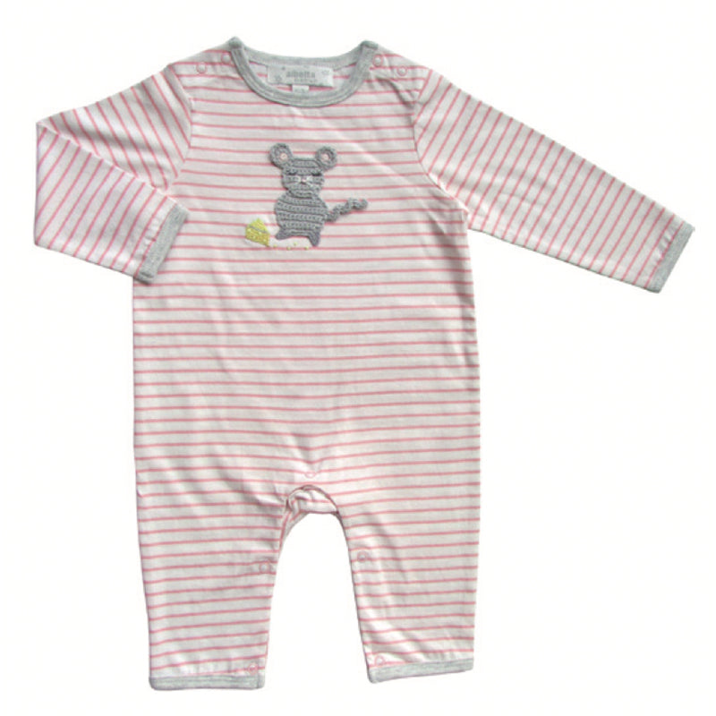 Crochet Mabel Mouse Babygrow