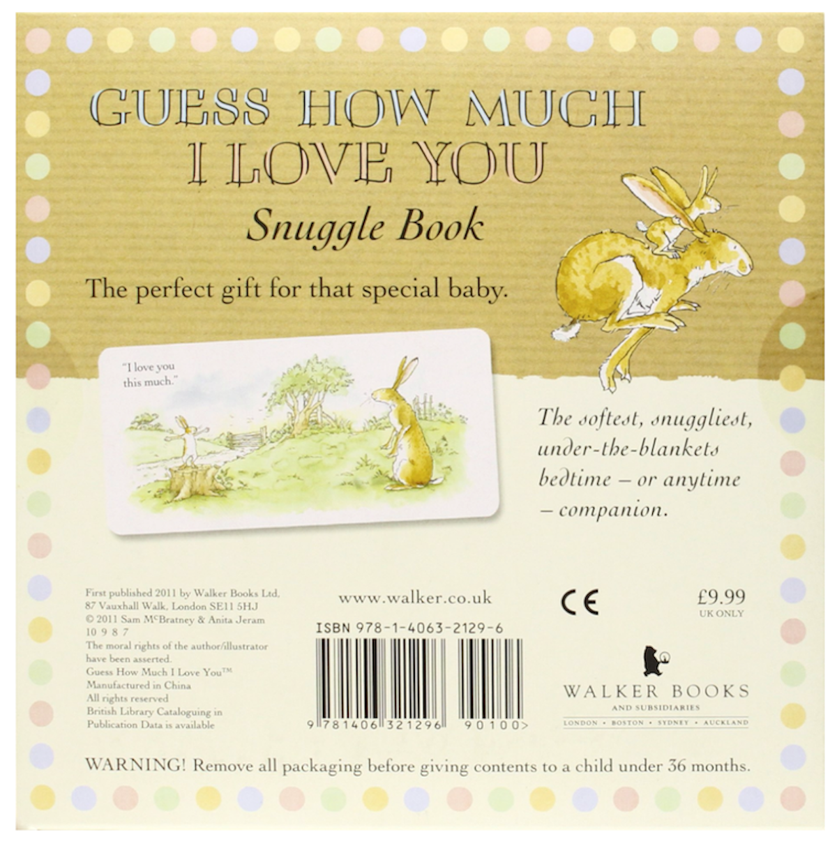 Nutbrown Hare Snuggle Cloth Book