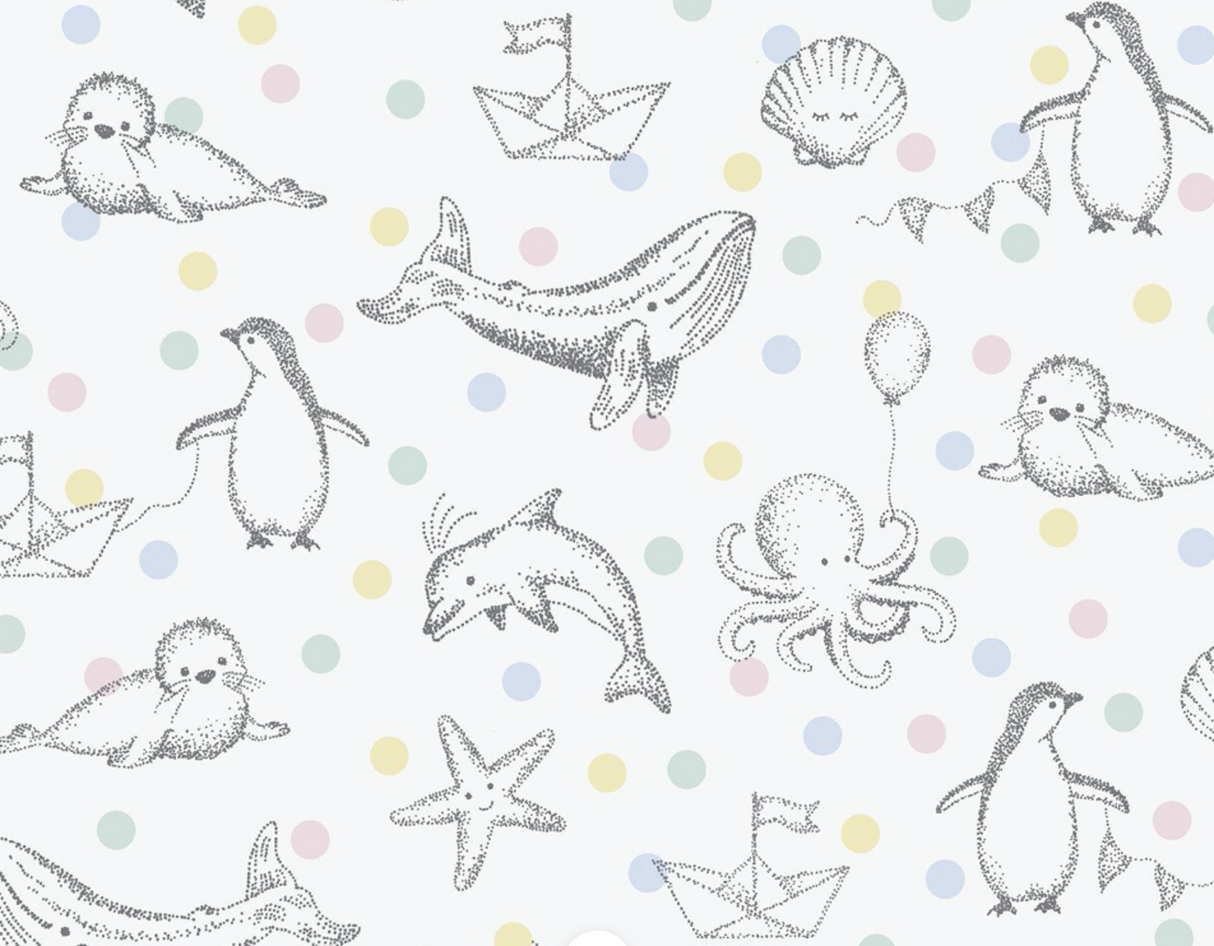 Sea Life Baby Gift Wrap