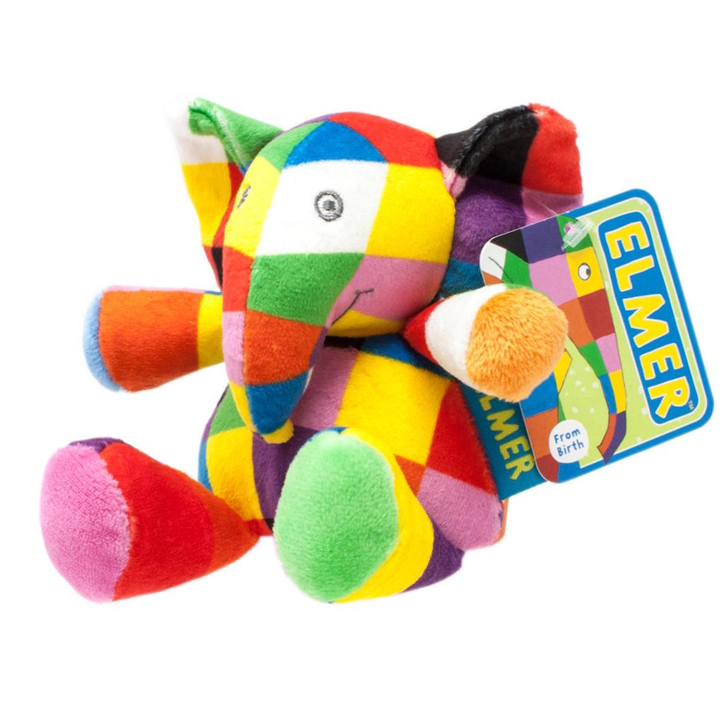 Elmer the Elephant Soft Rattle