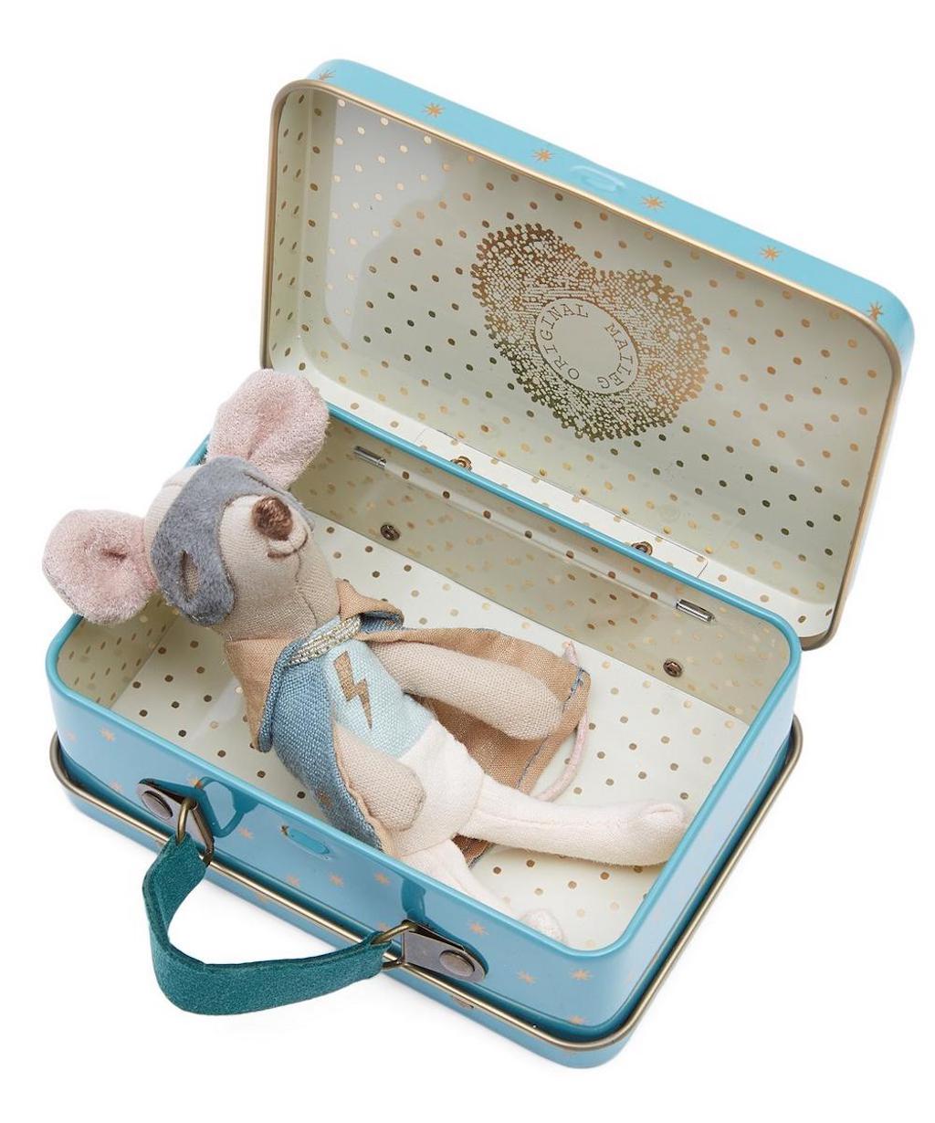 Maileg Guardian Hero Mouse Suitcase