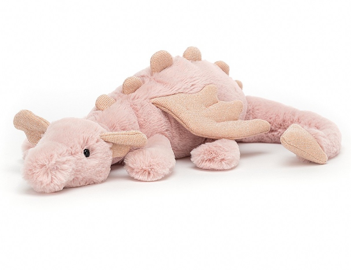 Jellycat Rose Dragon Little