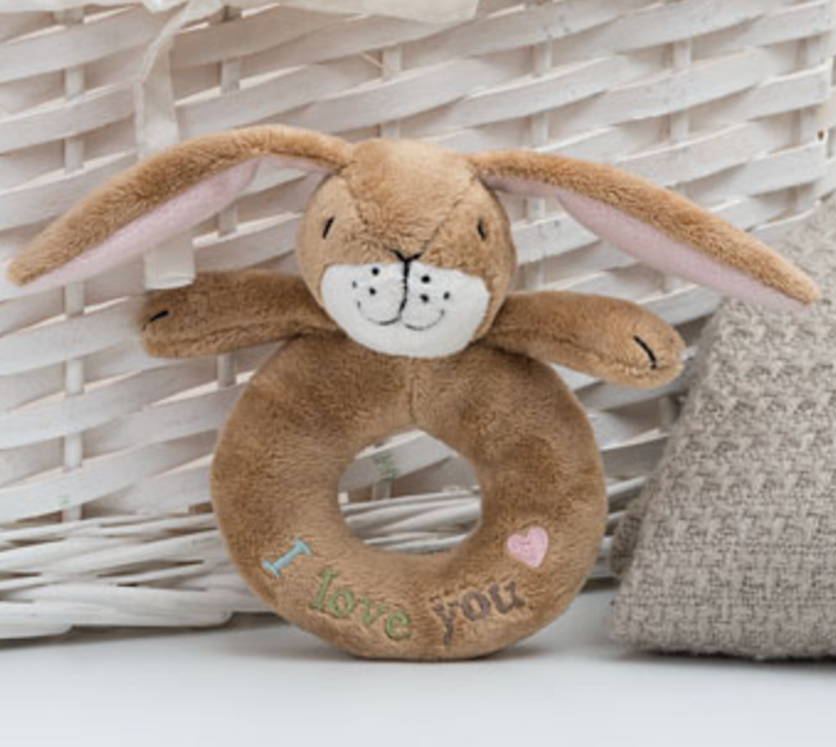 Little Nutbrown Hare Ring Rattle