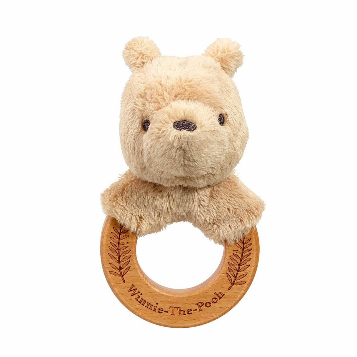 Pooh Wooden Ring Rattle - Always and Forever