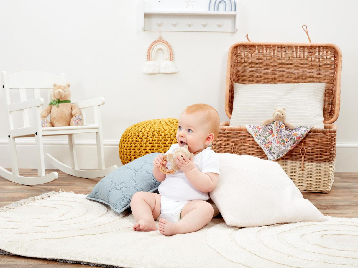 Pooh Wooden Ring Rattle - Always and Forever