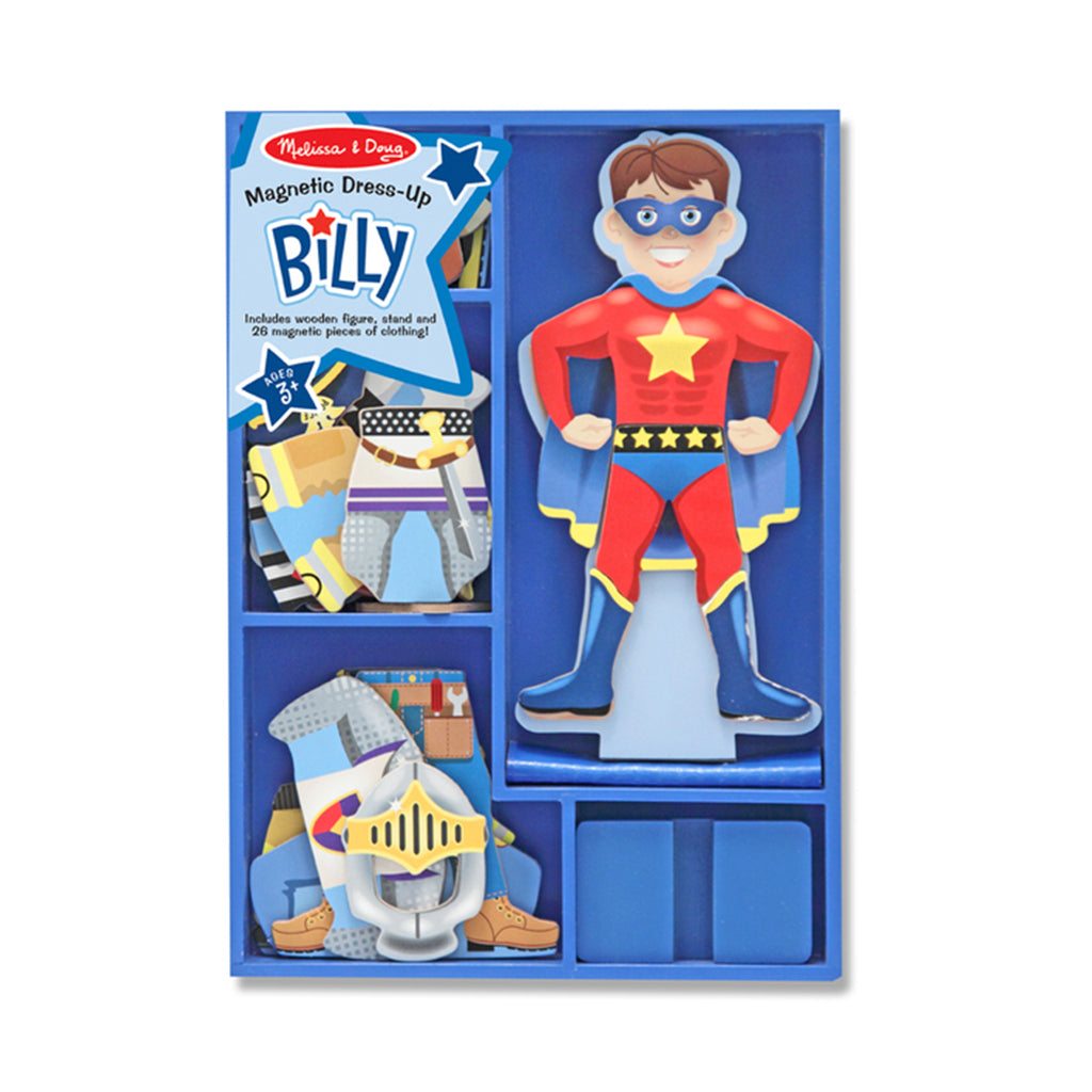 melissa and doug boys birthday gift bill wooden man with colouful magnetic outfits
