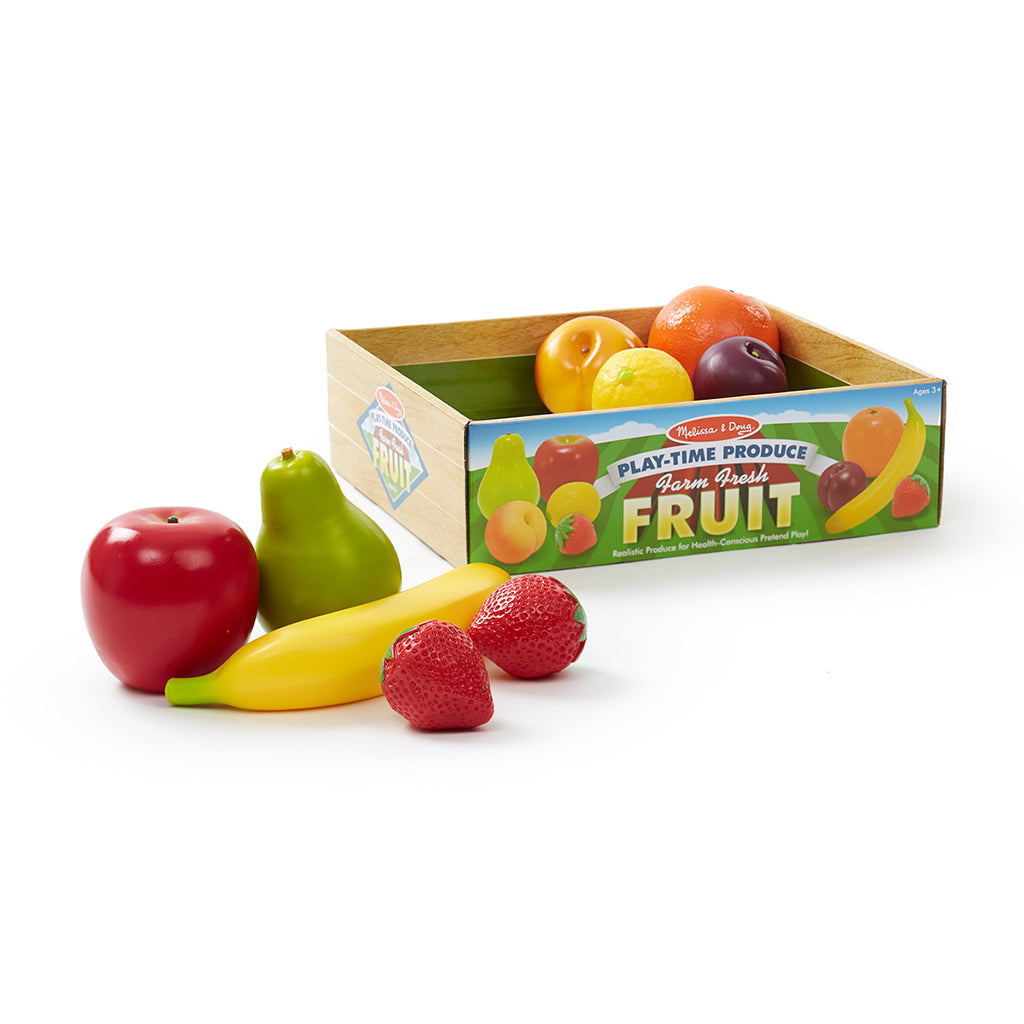 colourful bright Melissa and doug childrens birthday gift play time produce fruit