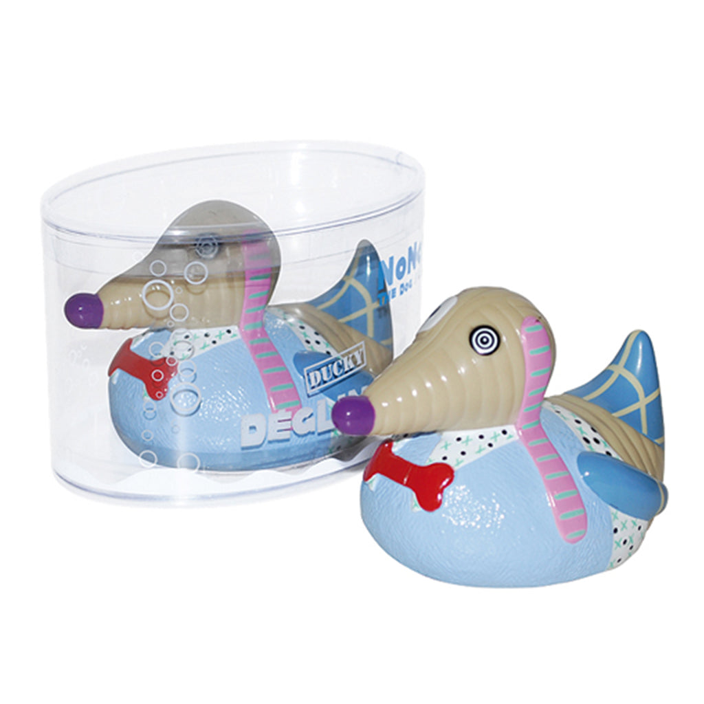Deglingos Baby Nonos Ducky Bath Toy in his case and out