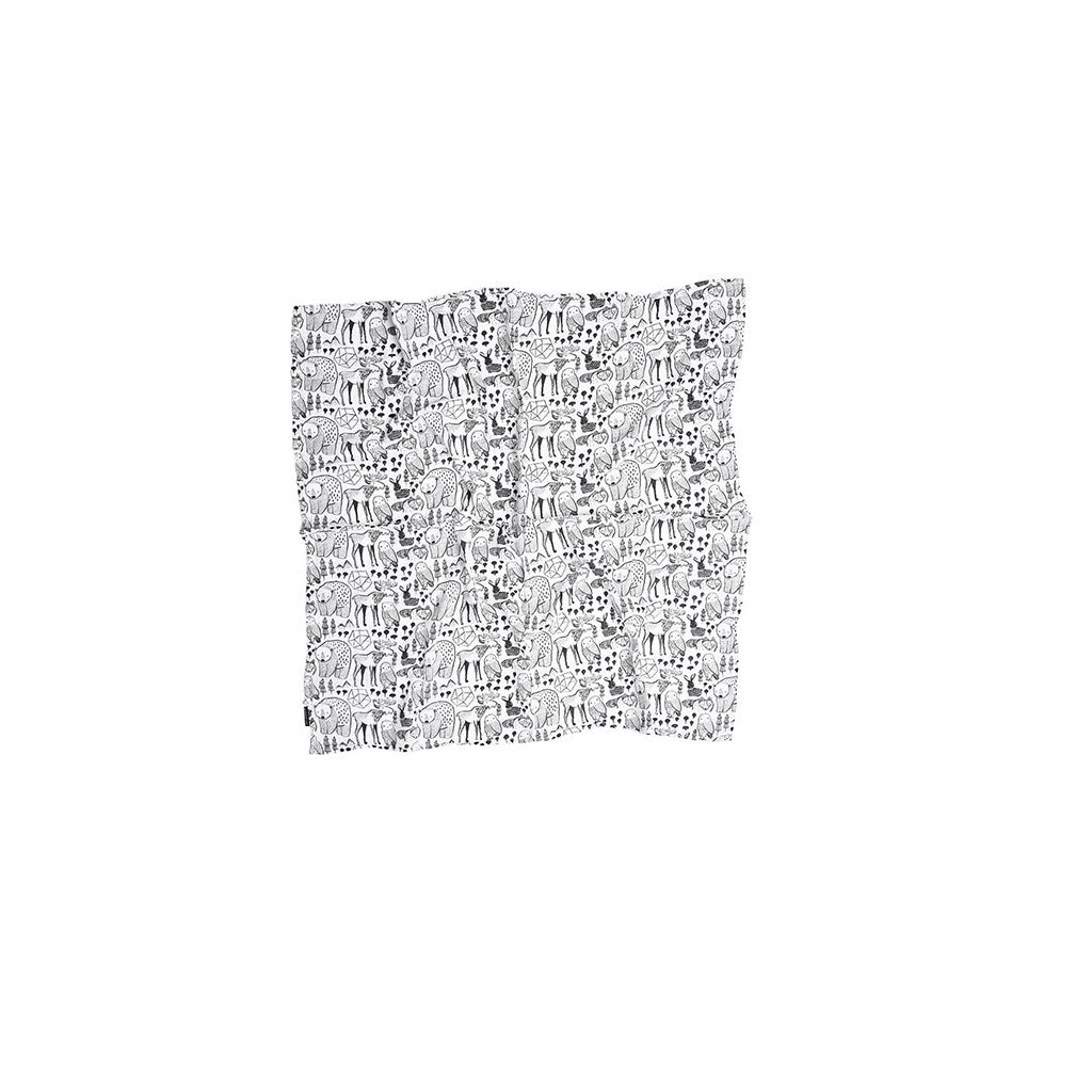Nordic Soft Muslin eco friendly with black and white pattern to enhance baby's vision and stimulate brain development.