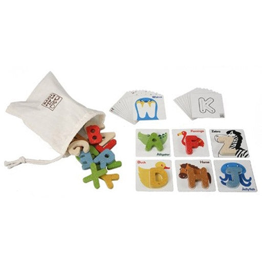 Plan Toy Alphabet A-Z is an educational creative game for Christmas Birthday Gift
