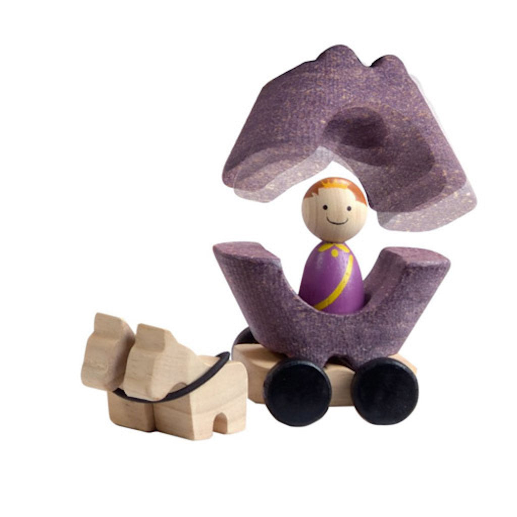 Plan Toy Fairy Tale Blocks is a magical 35-piece castle-themed block set with princess, prince horses