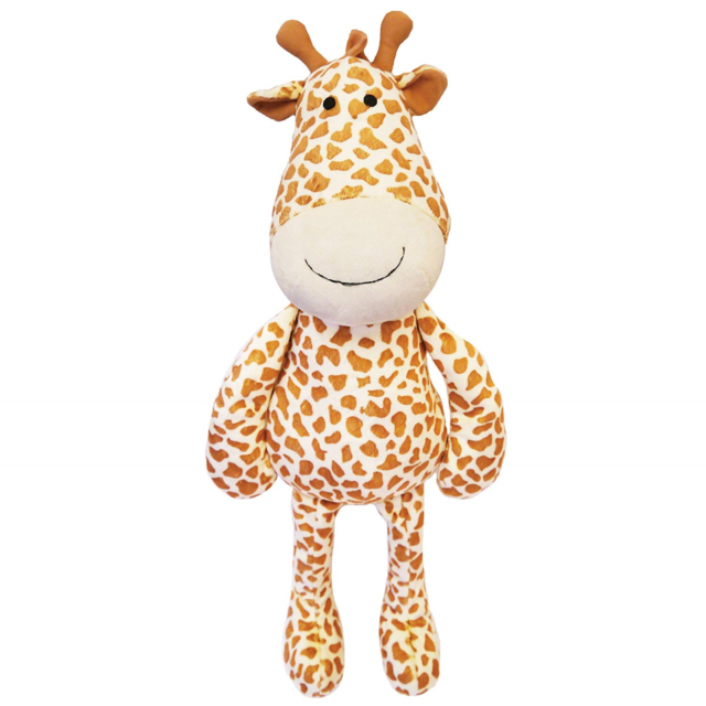 Rosewood Chubleez Gerry Giraffe Dog Toy is a fun large maxi plush dog toy with squeaker inside with tag overhead