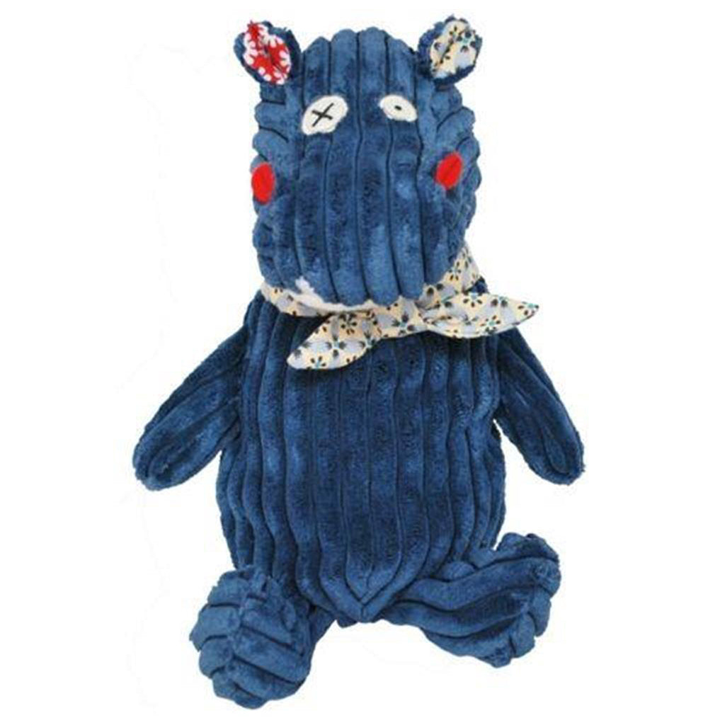 Deglingos Simple Hippo beautiful soft purple corturoy body with a really neat bandana