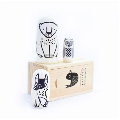 Wee Gallery Woodland Nesting Dolls