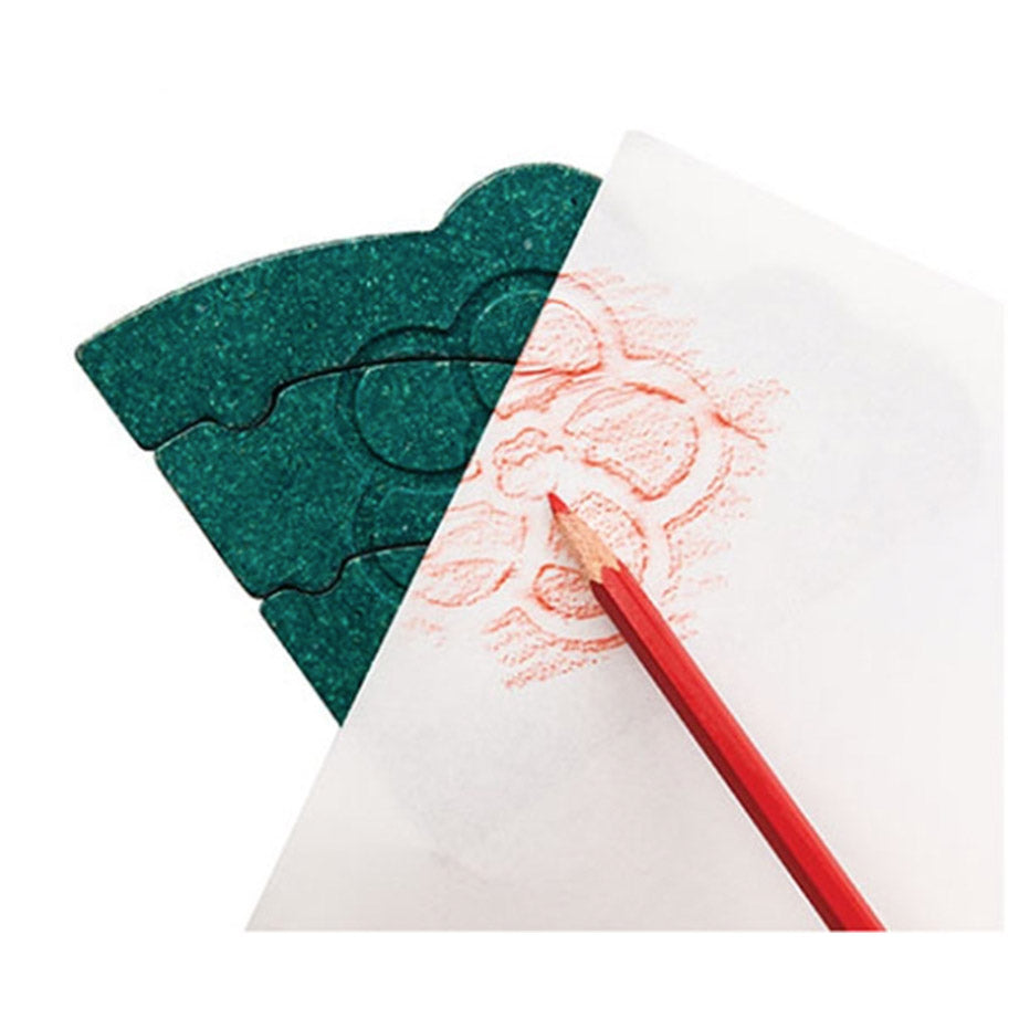 Plan Toys weather dress up wooden puzzle set with stencils on reverse side boy girl Christmas gift