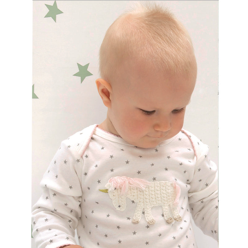 Albetta Crochet Unicorn Babygrow