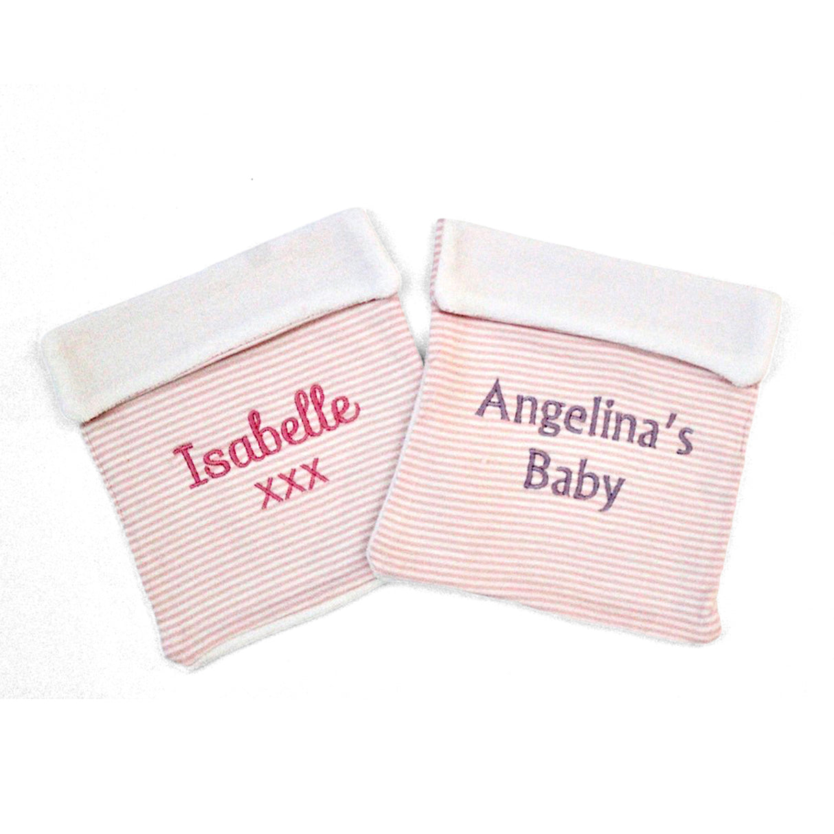 Baby doll blankets with personalised message