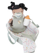Baby Doll Evi with Carry Basket, Blanket and Bottle - Personalised