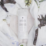 Banks Lyon Botanical Organic Muslin Swaddle Blanket with bear and mountain print