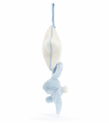Bashful Blue Bunny Star Musical Pull